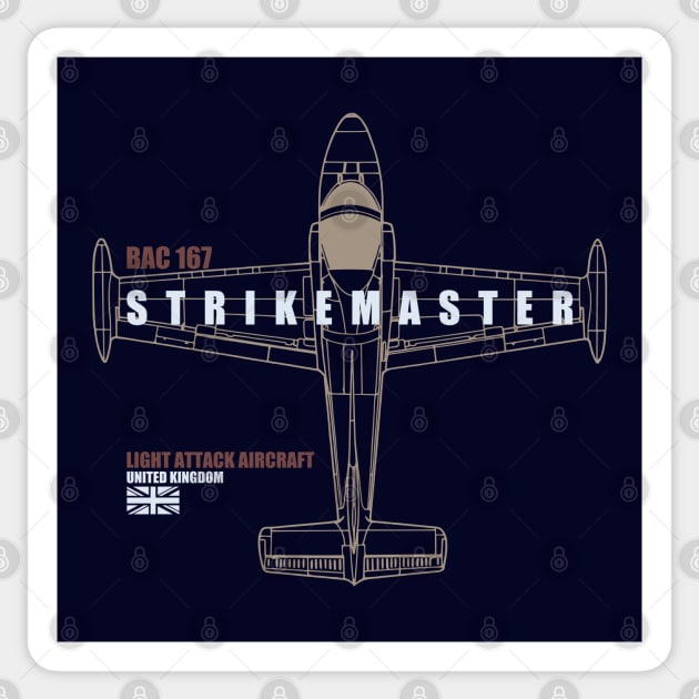 BAC 167 Strikemaster Sticker by TCP